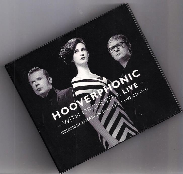 HOOVERPHONIC With Orchestra - Live 2012 CD + DVD Belpop, Cd's en Dvd's, Cd's | Pop, Zo goed als nieuw, 2000 tot heden, Ophalen of Verzenden