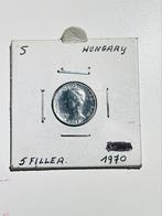 Munt Hongarije 5 filler 1970, Postzegels en Munten, Ophalen of Verzenden