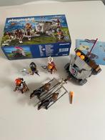 PLAYMOBIL Mobiele ballista met ponys en dwergen - 9341, Kinderen en Baby's, Ophalen of Verzenden, Gebruikt