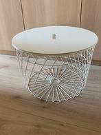 Ikea salontafel/mand wit, Huis en Inrichting, Ophalen, Gebruikt