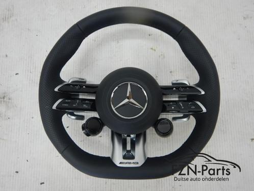 Mercedes-Benz C63 E63 W206 W213 AMG Stuur Leer MF+F1+Airbag, Autos : Pièces & Accessoires, Commande, Utilisé, Enlèvement ou Envoi