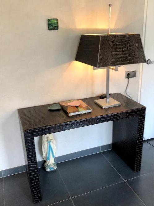 Philipp Plein Paris Croco barok tafellamp Nizza console sets, Huis en Inrichting, Tafels | Sidetables, Zo goed als nieuw, 25 tot 50 cm