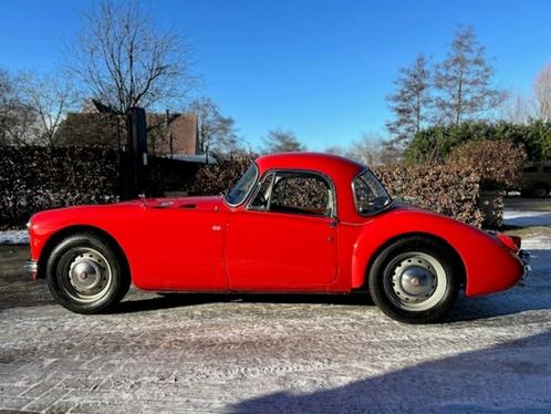 MGA Coupe 1959, Auto's, MG, Bedrijf, A, Lederen bekleding, Benzine, Coupé, 2 deurs, Handgeschakeld, Rood, Zwart, Leder, Achterwielaandrijving