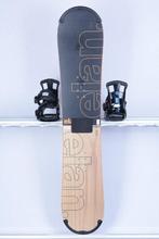 140 cm snowboard ELAN EXPLORE R, black/wood/orange, woodcore, Sport en Fitness, Gebruikt, Board, Verzenden