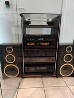 Hifi keten akai & JVC vintage stereo rack, Comme neuf, JVC, Enlèvement ou Envoi