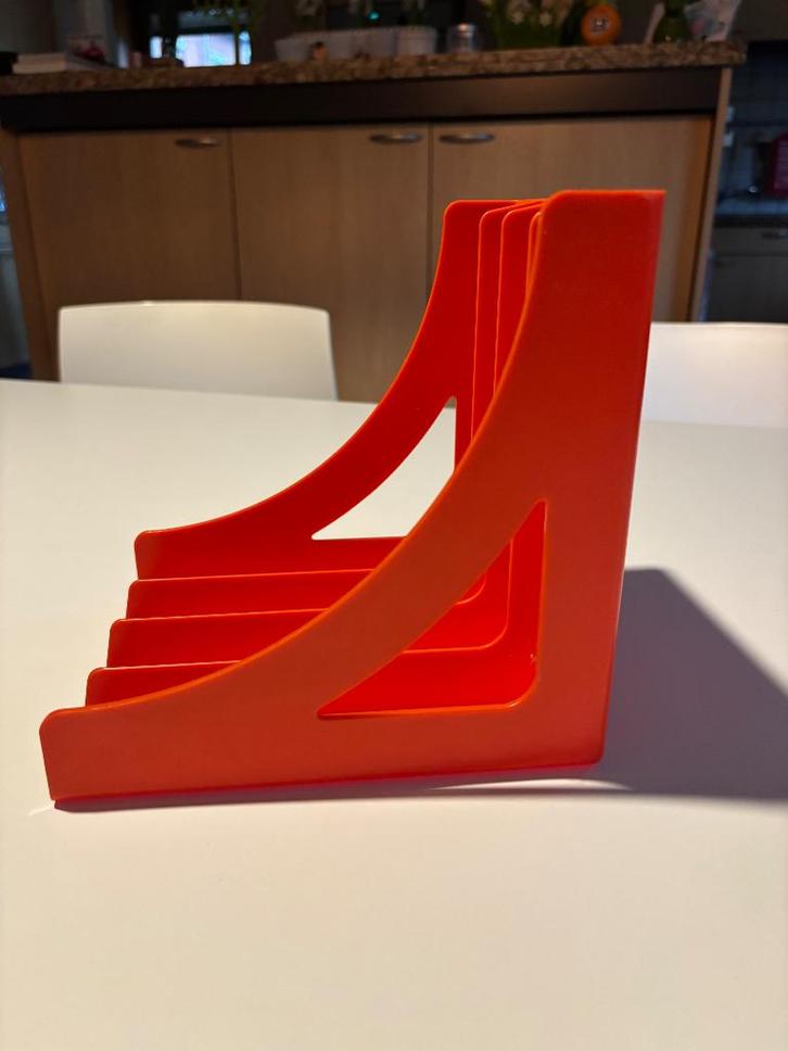 ORANJE SPACE AGE DESIGN VINYL SINGLES BOX, Verzamelen, Retro, Ophalen of Verzenden