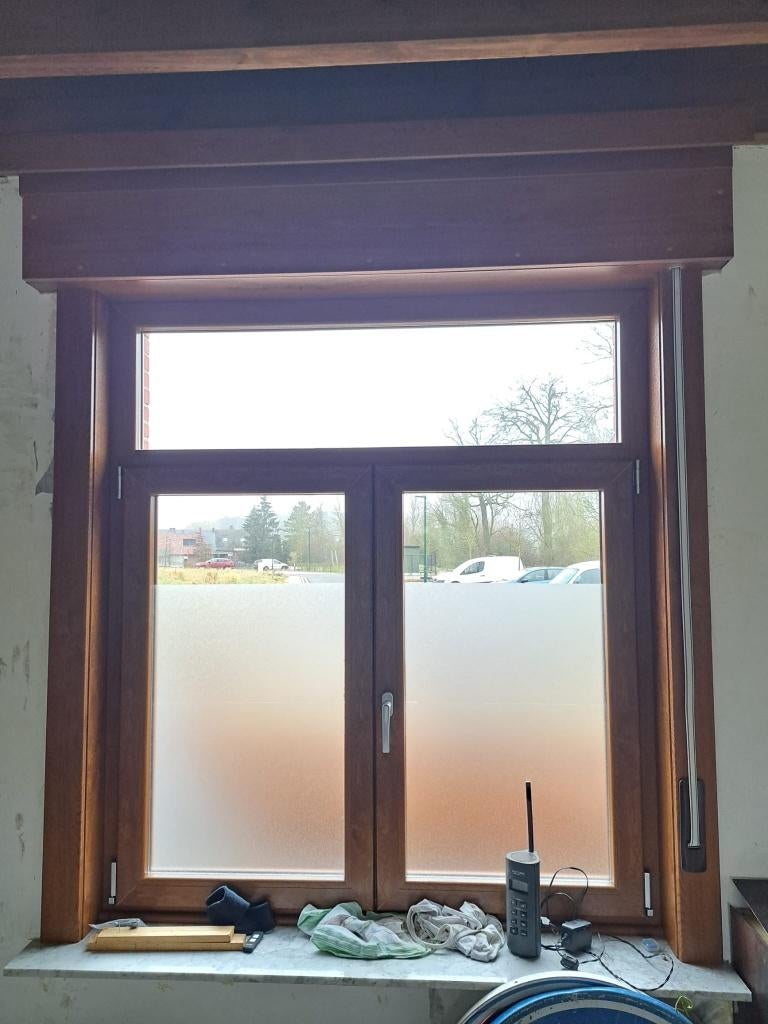 PVC ramen, Doe-het-zelf en Bouw, Ophalen, Gevelraam of Ruit, Gebruikt, 160 cm of meer