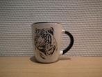 Beker met „tijger” -patronen in wit en zwart, Verzenden, Keramiek, Zo goed als nieuw, Overige stijlen