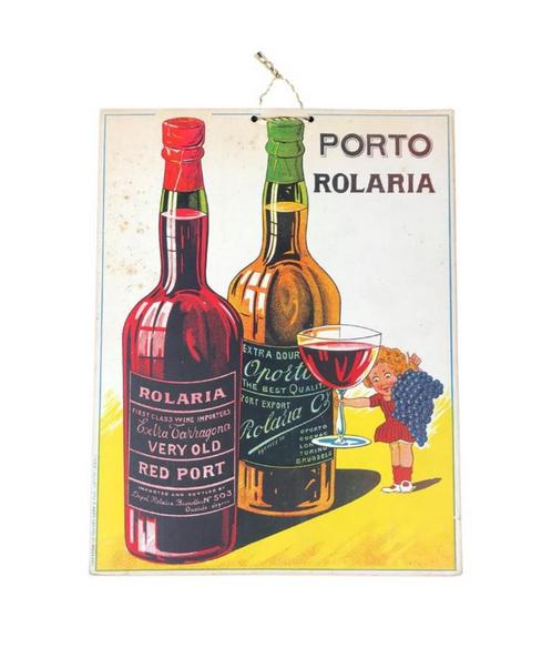 1930s reclame Porto Rolaria, Verzamelen, Merken en Reclamevoorwerpen, Gebruikt, Ophalen of Verzenden