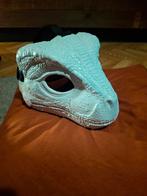 dino masker carnaval met geluid de mond gaat open, Ophalen of Verzenden, Gebruikt