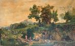 Groot antiek schilderij 1.30m/1.90m, Ophalen
