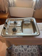 spoelbak met geïntegreerd 2-pits gasstel, Caravans en Kamperen, Ophalen, Nieuw