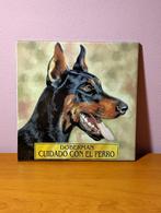 Plaque à accrocher Dobermann Cuidado con el perro, Maison & Meubles, Enlèvement, Neuf