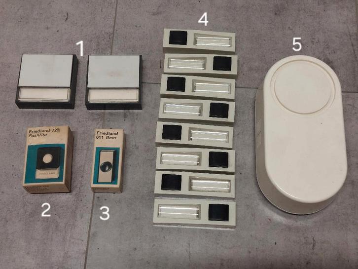 Assortiment deurbellen, Huis en Inrichting, Deurbellen, Nieuw, Ophalen