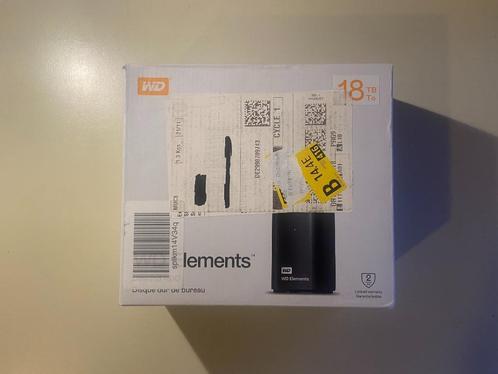 WD Elements Desktop HDD Storage 18TB (nieuw), Computers en Software, Harde schijven, Nieuw, Desktop, HDD, USB, Ophalen of Verzenden