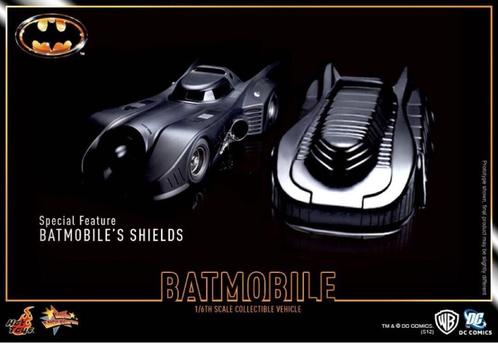 HOT TOYS BATMOBILE BATMAN 1989 Michael Keaton MMS170 1st Ed, Verzamelen, Film en Tv, Zo goed als nieuw, Film, Beeldje, Replica of Model