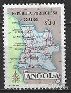 Angola 1955 - Yvert 383 - Kaart van Angola - 50 c. (ST), Verzenden