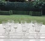 Set van 10 vintage Kristallen Likeurglaasjes   Set/10€, Ophalen