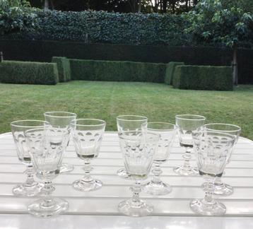 Set van 10 Kristallen Likeurglaasjes   Set/10€ beschikbaar voor biedingen