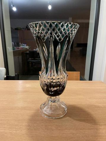 Vintage kristallen vaas van Val Saint Lambert beschikbaar voor biedingen