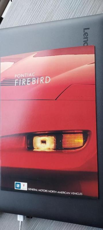 zeldzame folder Pontiac Firebird beschikbaar voor biedingen