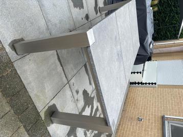 Grote tuintafel – natuurstenen blad & inox poten – 240x100 beschikbaar voor biedingen