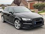 Audi A3 1.6TDI 110PK 3X S-Line 2017 Euro6b, Auto's, Audi, Bluetooth, Euro 6, Zwart, 5 deurs
