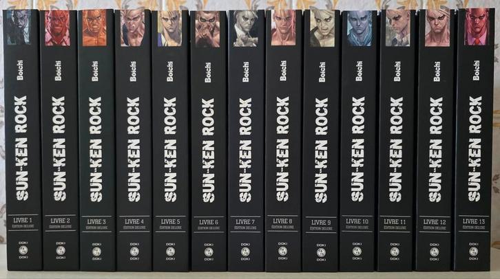 SUN-KEN ROCK + THE ART OF SUN-KEN ROCK, Boeken, Stripverhalen, Gelezen, Complete serie of reeks, Ophalen of Verzenden