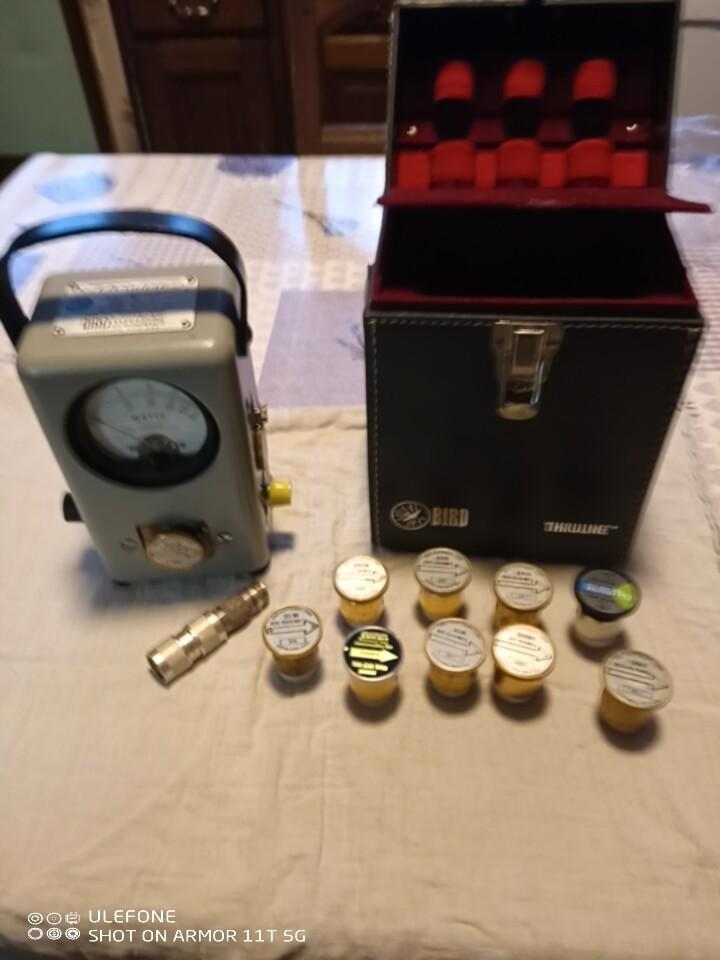 bird 43 wattmeter + slugs, Telecommunicatie, Antennes en Masten, Zo goed als nieuw, Accessoires, Ophalen of Verzenden