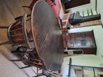 Table à  mangerovale en chêne, Maison & Meubles, Comme neuf, 100 à 150 cm, Chêne, Ovale