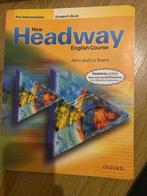 New Headway pre intermediate, Livres, Comme neuf, Enseignement supérieur professionnel, Enlèvement ou Envoi, Soars John and liz