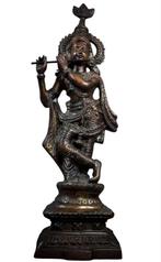 Statue Krishna en bronze de 45 cm de haut, Antiek en Kunst, Ophalen