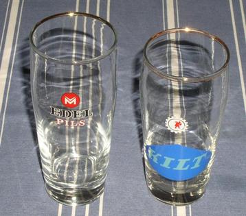 Bierglazen Brouwerij Milders Geel beschikbaar voor biedingen