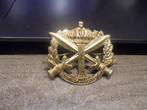 mutskenteken infanterieschool, Verzamelen, Ophalen of Verzenden, Landmacht, Embleem of Badge