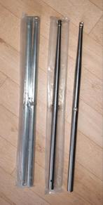 4 RELING SCEPTERS IN ZEEWAARDIGE 316 HOOGGLANS INOX, Ophalen, Zo goed als nieuw, Overige typen, Zeilboot of Motorboot
