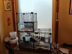 Gerbil kooi, graafbak, doos met tunnels, snacks en eten, Enlèvement, Utilisé, Lapins ou Rongeurs