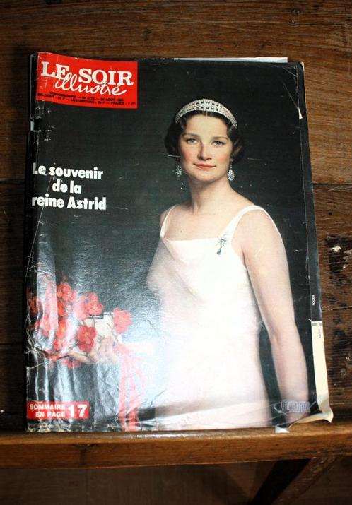 Le Soir Illustré – 22 août 1985 – Hommage à la Reine Astrid, Verzamelen, Tijdschriften, Kranten en Knipsels, Tijdschrift, 1980 tot heden