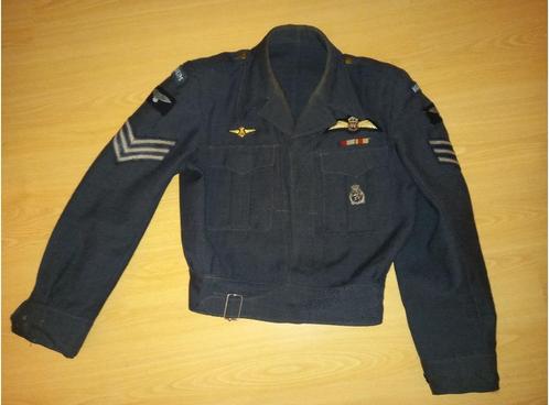 Veste de Battle Dress de la Force Aérienne Belge, Collections, Objets militaires | Seconde Guerre mondiale, Armée de l'air, Envoi