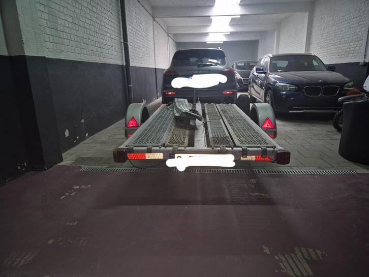 Trailer voor vierwielige motormaaiers, Auto diversen, Aanhangers en Bagagewagens, Gebruikt, Ophalen