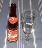 Bierglas en bierflesje Wieze Kriek en Faro Brouwerij Van Roy, Verzamelen, Overige merken, Glas of Glazen, Gebruikt, Ophalen of Verzenden