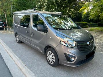 Vivaro 1.6diesel Euro6 Dubbel Cabine Navi Camera Airco, Auto's, Opel, Vivaro, Euro 6, 1600 cc, Diesel
