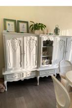 Antieke dressoir in Mechelse eik , Old white, Antiek en Kunst, Ophalen