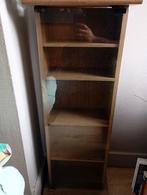 Glazen kast voor boek of dvd, Huis en Inrichting, Woonaccessoires | Cd- en Dvd-rekken, Ophalen, Kunststof, Dvd's, Zo goed als nieuw