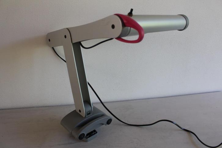 Moll Mobilight design bureaulamp, Huis en Inrichting, Lampen | Tafellampen, Gebruikt, Minder dan 50 cm, Kunststof, Metaal, Verzenden