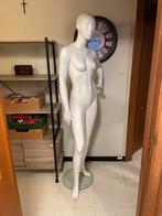 Paspop mannequin op voet , kleur wit, 2-delig, Ophalen, Zo goed als nieuw, Paspop