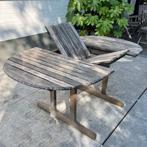 VERKOCHT - Complete teak tuinset, Tuin en Terras, Ophalen, Gebruikt, 6 zitplaatsen, Teakhout