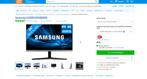 monitor, Samsung, 60 Hz of minder, IPS, 3 tot 5 ms