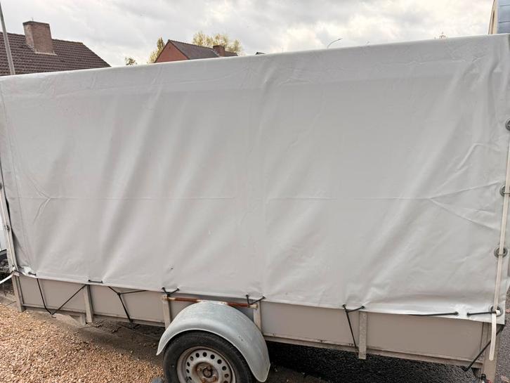 Kar remorque aanhanwagen met bache huifkar, Auto diversen, Aanhangers en Bagagewagens, Gebruikt, Ophalen