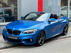 BMW 218 i CABRIOLET ///Pack M GARANTIE1an * 2016/120.000km, Auto's, BMW, 100 kW, Blauw, Alcantara, 1499 cc