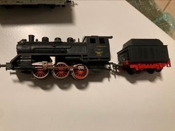 FLEISHMANN VINTAGE LOT LOCOMOTIVE WAGONS, Enlèvement ou Envoi, Locomotive